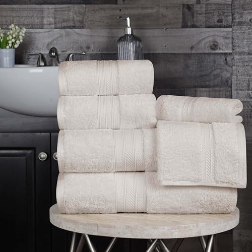 Luxury 6-Piece Ivory Towel Set