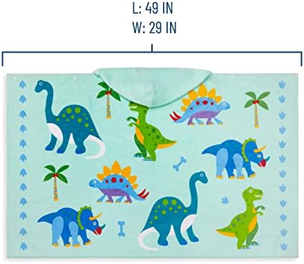 Wildkin Kids 100 Cotton Beach Towel with Dinosaur Design