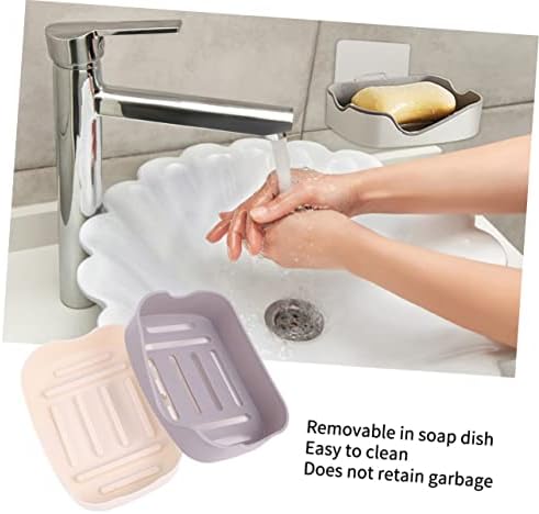 Wall-Mounted Soap Dish Set for Organizing Your Bathroom Kitchen