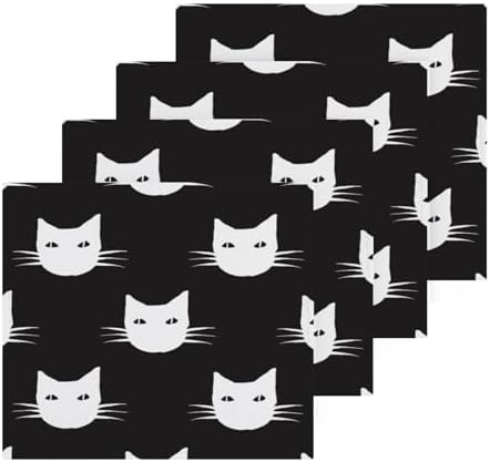 Cute Cat Washcloths for Babies Soft Reusable Washcloths