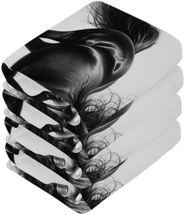 FJDENG 2-Piece Highly Absorbent Soft Cotton Washcloths