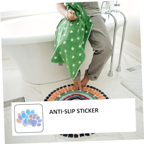 6 Adorable Dog Footprint Slip Stickers for bathtub shower safety