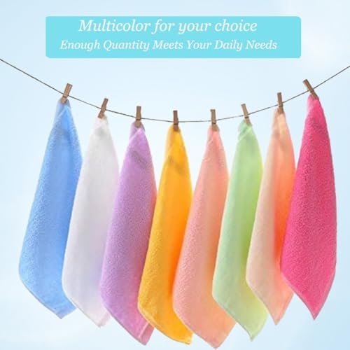 Multicolor Soft Washcloths Set for Baby Adults