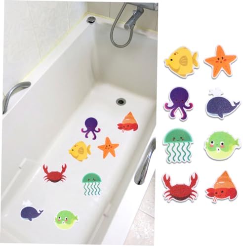 LIFKome Seascrat Bath Decals Set - Safe Fun Anti-Slip Stickers for Bathtime