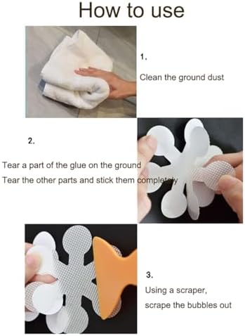 Anti-Slip Shower Stickers White