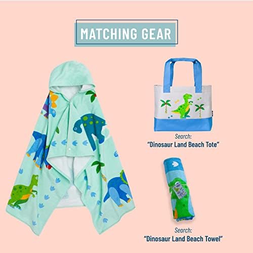 Wildkin Kids 100 Cotton Beach Towel with Dinosaur Design