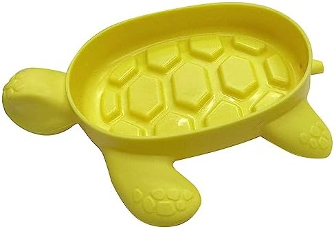ViaGasaFamidoPremium PP Nonslip Drainage Box for Bathroom Lemon Yellow