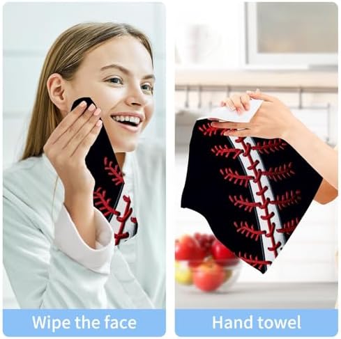 High-Quality Soft Baseball Washcloths for Babies 12x12 Inch
