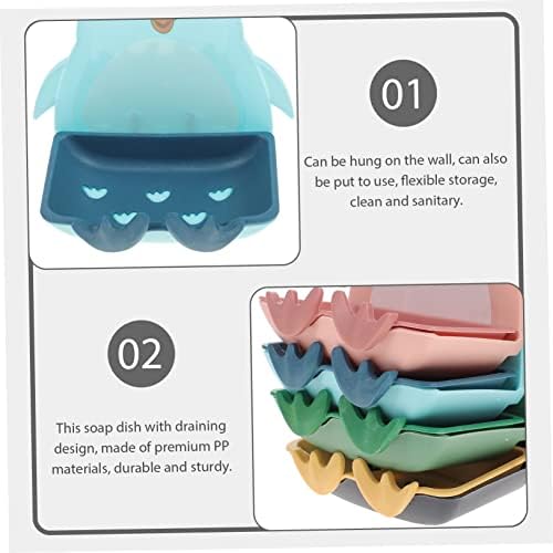 Wall-Mounted Soap Holder 4PCS