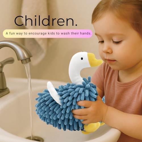 3D Fuzzy Ball Hand Towel for Kids Playful Kitchen Towel