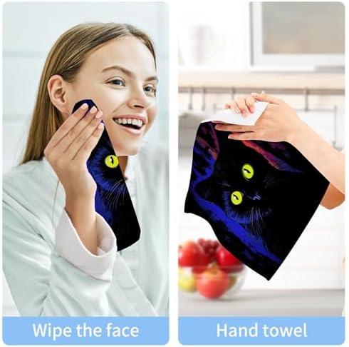 Perfect Cat Washcloths Soft Absorbent for Home