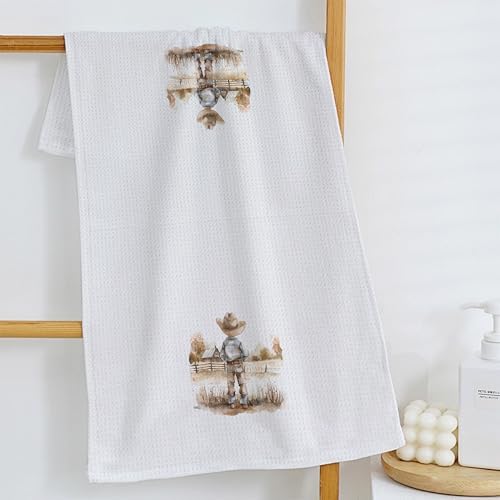 Elegant Western Cowboy Kids Hand Towels