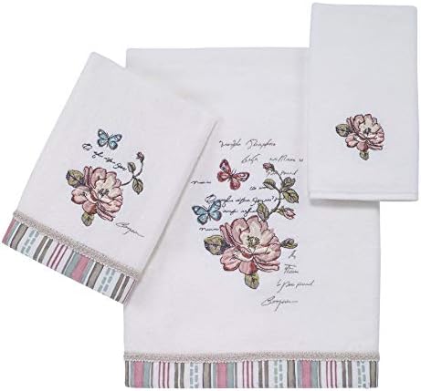Experience the Butterfly Garden 3-Piece Cotton Towel Set