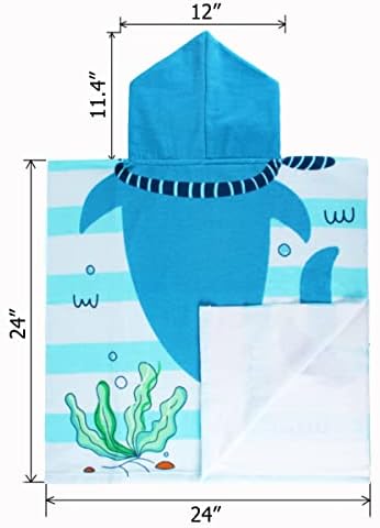 NovForth Kids Bath Towel with Hooded Wrap for Boys Girls