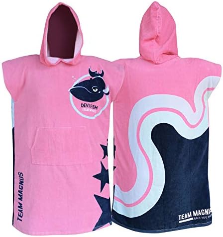 TEAM MAGNUS Kids Hooded Bath Towels