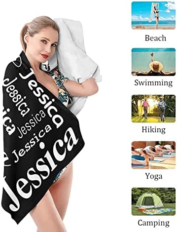 Personalized bath towels for adults