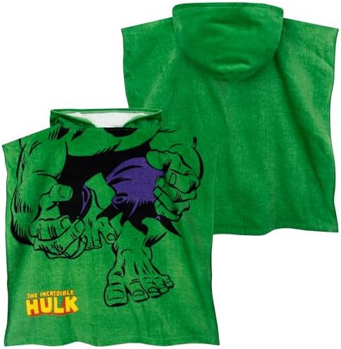 Marvel Boys Hulk Superhero Hooded Towel