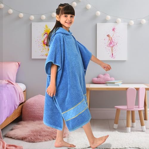 BOYS Hooded Bath Towel - Thick Soft Machine Washable
