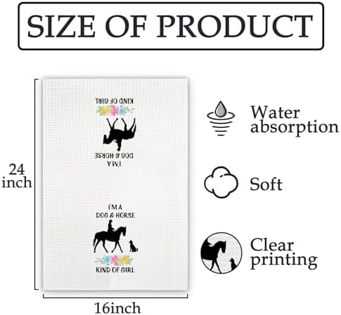 Premium Kitchen Towels for Dog and Horse Lovers