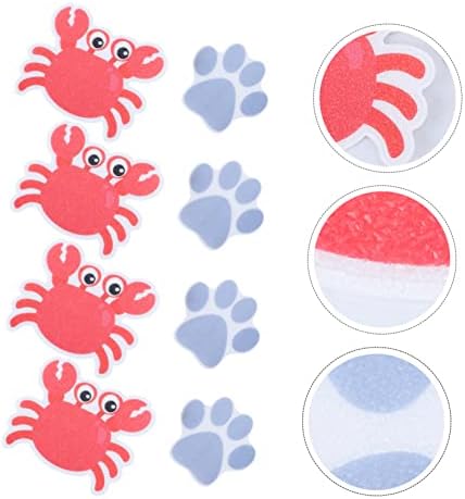 8-Piece Frosted Peva Non-Slip Bathtub Stickers for Safety