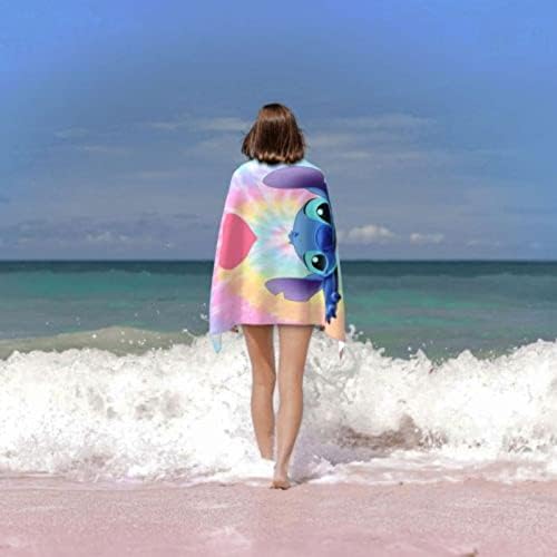 Cute Print Microfiber Beach Towel 32x52inch Quick Dry for Kids and Adults
