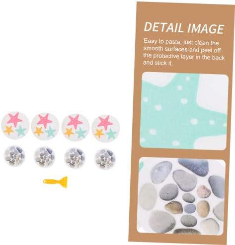 PRETTYZOOM Anti-Skid Bath Sticker 8-Pack Set