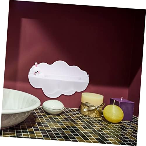 Soofecoom Bath Tray Holder for Kids on Wall - Easy to Clean Secure