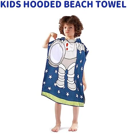 Cute Animal Hooded Beach Towel for Kids