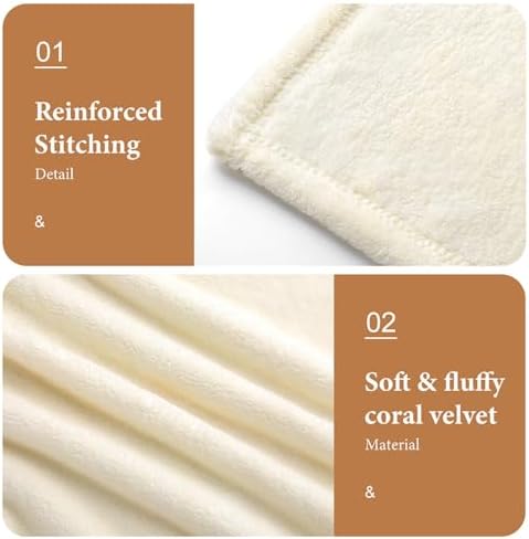 Quick-Dry Plush Coral Fleece Towels for Dual Use