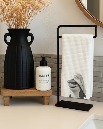 FISWAFY Shark Lovers Humor Hand Towels