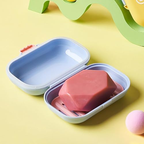 compact leakproof travel soap case
