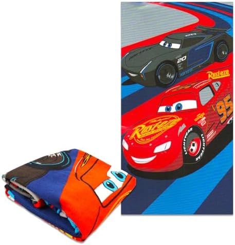 Disney Cars Beach Towel Set Lightning McQueen Ending Pool Fun