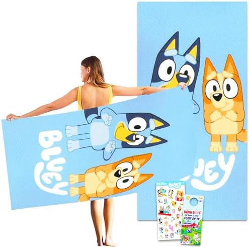 Disney Bluey Kids Bath Towel Set