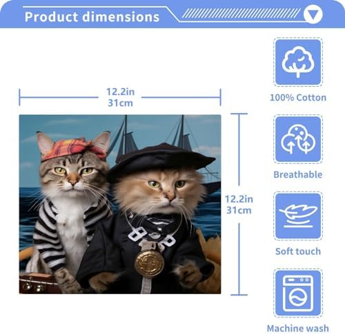 Pirate Cat Washcloth Set vs the others