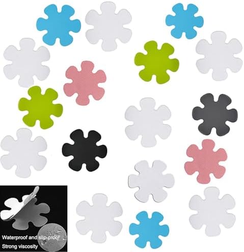 Anti-Slip Shower Stickers White