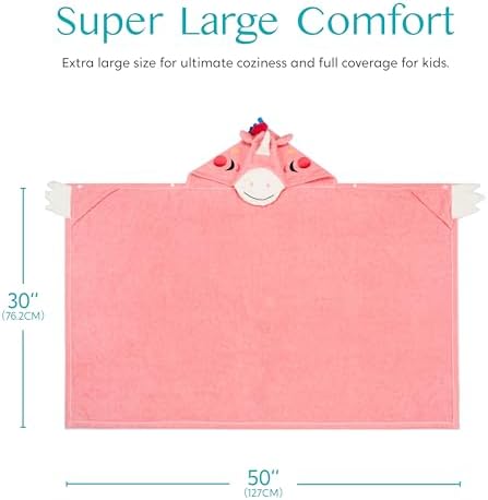 Unicorn Bath Towel for Kids 30x50