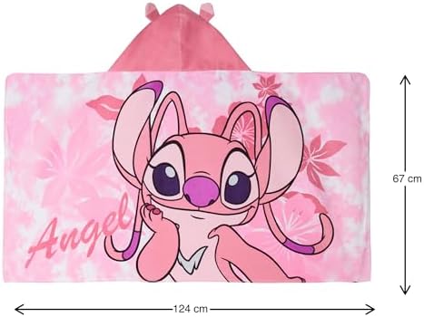 A Stitch to Remember Disney - Stitch Angel Hooded Towel for Girls