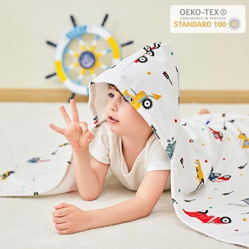 Delightful DesignerSoft Premium Hooded Towels for Kids Washable Soft and Absorbent