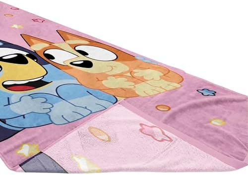 Jay Franco Bluey Bingo Beach Towel - Super Soft and Absorbent