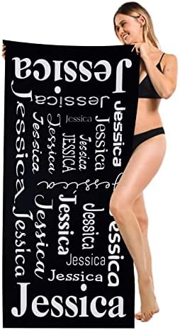 Personalized bath towels for adults