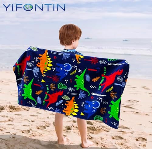 Jurassic Adventure Kids Bath Towels