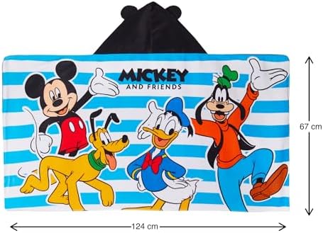 Stylish 100 Cotton Disney Mickey Mouse Hooded Towel