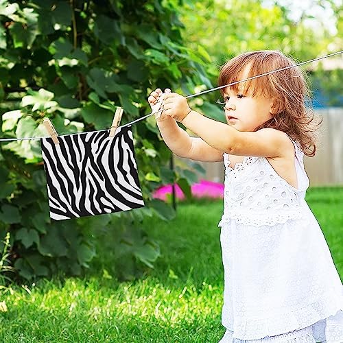 Zebra Washcloth 2-Pack Reusable Soft Quick-Dry