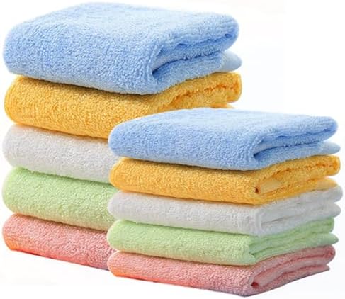 Multicolor Soft Washcloths Set for Baby Adults