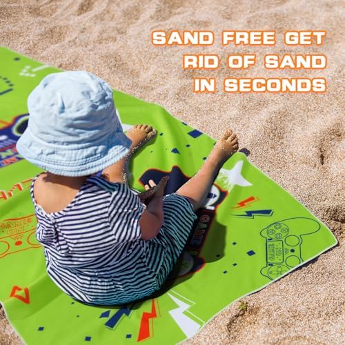 Game Kid Beach Towel for Boys - 30 x 60