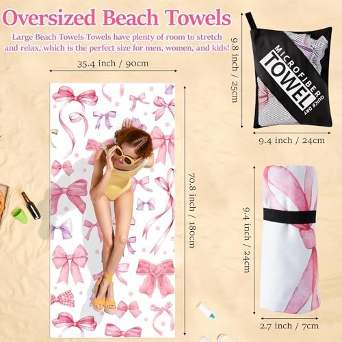 Deluxe Bow-Free Beach Towel