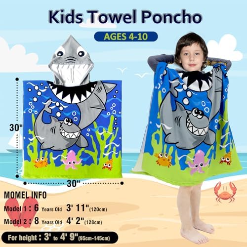 Groowell Hooded Kids Beach Towels
