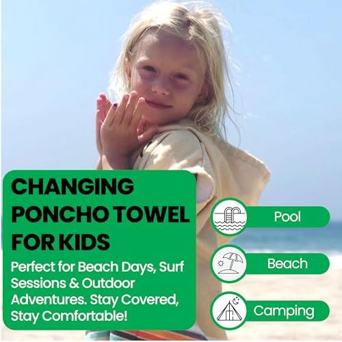 Perfect kids beach towel for swimming surfing camping and travel