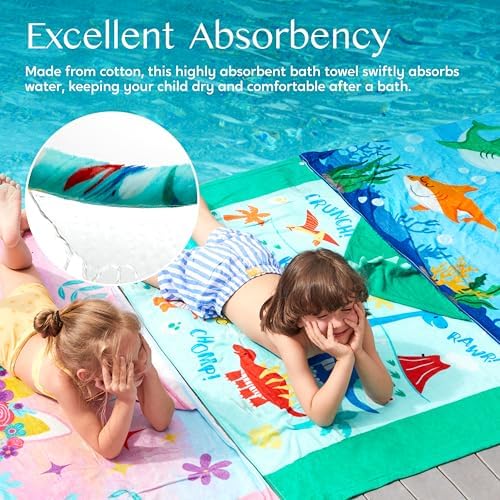 Dinosaur Kids Ultimate Bath Towels for Kids