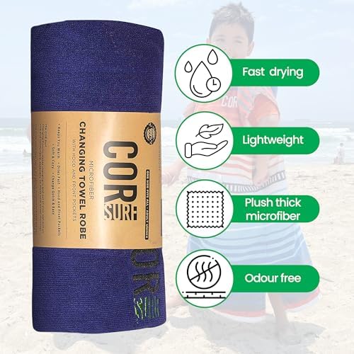 Perfect kids beach towel for swimming surfing camping and travel